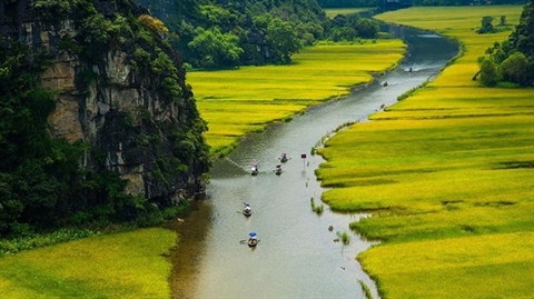Une vue de Hoa Lu. Vietnam